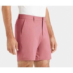 Rhone Nantucket Red Commuter Shorts 9" Inseam Golf Chino Salmon NWT** 31